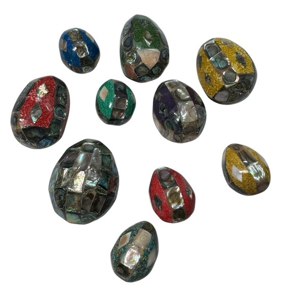Abalone Mosaic‎ Eggs - Picture 1 of 7